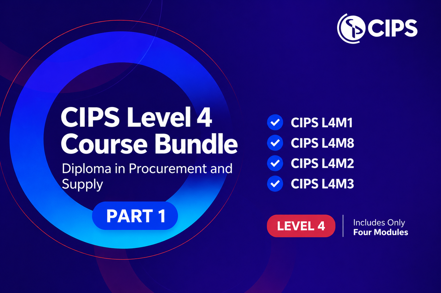 CIPS L4 Diploma in Procurement and Supply ( Part 1: Four Modules)